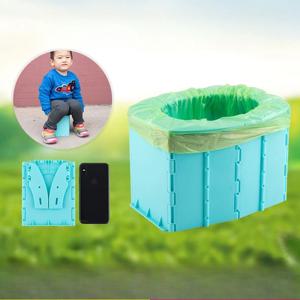 어린이를위한 아기 변기 접이식 화장실 자동차 장착 어린이 화장실 휴대용 어린이 냄비 훈련 기저귀 어머니 키즈