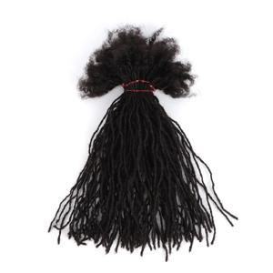 AHVAST 마이크로 락스 0.1cm 너비 확장 인터록스 자매 드레드락스 확장 락스 100% 인간의 머리카락 소프트 락스