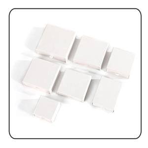 Cazador 7.5*7.5*3.5 cm 쥬얼리 목걸이 반지 팔찌 커프스 링크 보관 패키지 도매용 블랙 선물 상자