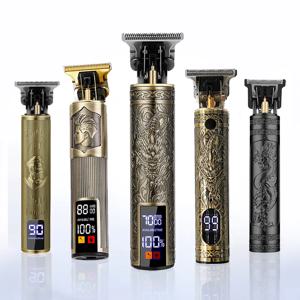 신제품！T9 전기 헤어 트리머/액세서리 |   USB 전문가용 면도기 |   남성용 휴대용 0mm 발드 페이드 커팅 머신 가정용 이발기