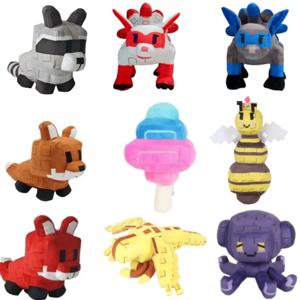 그로우 어 가든 게임 플러시 장난감, 그로우 어 가든 라쿤포우, 그로우 가든 플러시 애완동물, 여우/늑대 플러시 인형, 부드러운 봉제인형