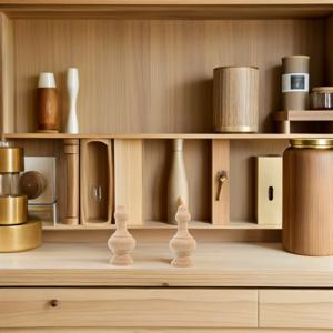 12개 원목 로마 기둥 장식품 미완성 수공예 나무 공예품 DIY 계단 침대 기둥 울타리 커튼 봉 장식용