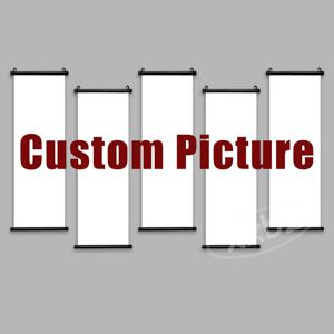 스크롤 그림 벽 아트웍 캔버스 벽화 카와이 그림 인쇄 애니메이션 사용자 정의 포스터 매달려 사용자 정의 이미지 홈 인테리어 선물