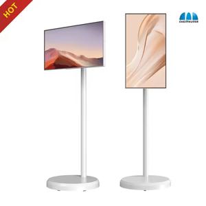 인기 있는 심천 21.5인치 배터리 전원 안드로이드 Lg 스탠드 바이 미 TV 셀 내 터치 스크린 체육관 게임 라이브 룸 스마트 TV