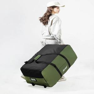 학생 기숙사 짐 가방 초대형 접이식 기숙사 거주자 이불 보관 여행용 바퀴 달린 가방 옥스포드 천
