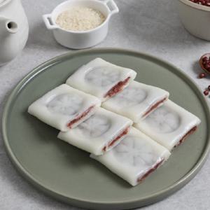 달달한 통팥 앙금 가득한 흰 앙꼬절편 500g