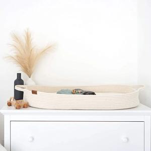 아기 기저귀 교체 모세 바구니, 코튼 로프 바구니, 폼 매트리스, 보육 매트 교체