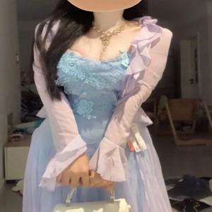 여성 여름 에어컨 커버 카디건 자외선 차단 시폰 통기성 긴 소매 v 넥 짧은 코트