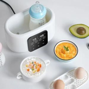 f19f 아기 병 따뜻한 우유 및 음식 히터 이중 병 멸균 모유를위한 정확한 타이머로 멸균