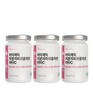 비타제틱 300달톤 저분자 어린 피쉬콜라겐 펩타이드 비타C x 3개