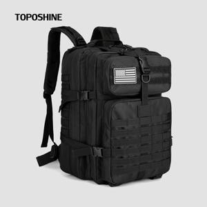 남성용 Toposhine 전술 배낭 방수 군용 몰리 배낭 31x48x31cm 대용량 야외 배낭 하이킹 가방