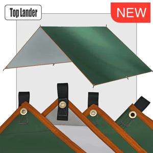 방수 타프 텐트 캠핑 어닝 초경량 햇빛 차단 텐트 5x3m 4x3m 3x3m 4x4m 정원 캐노피 해변 차양 야외 여행 피크닉 쉘터