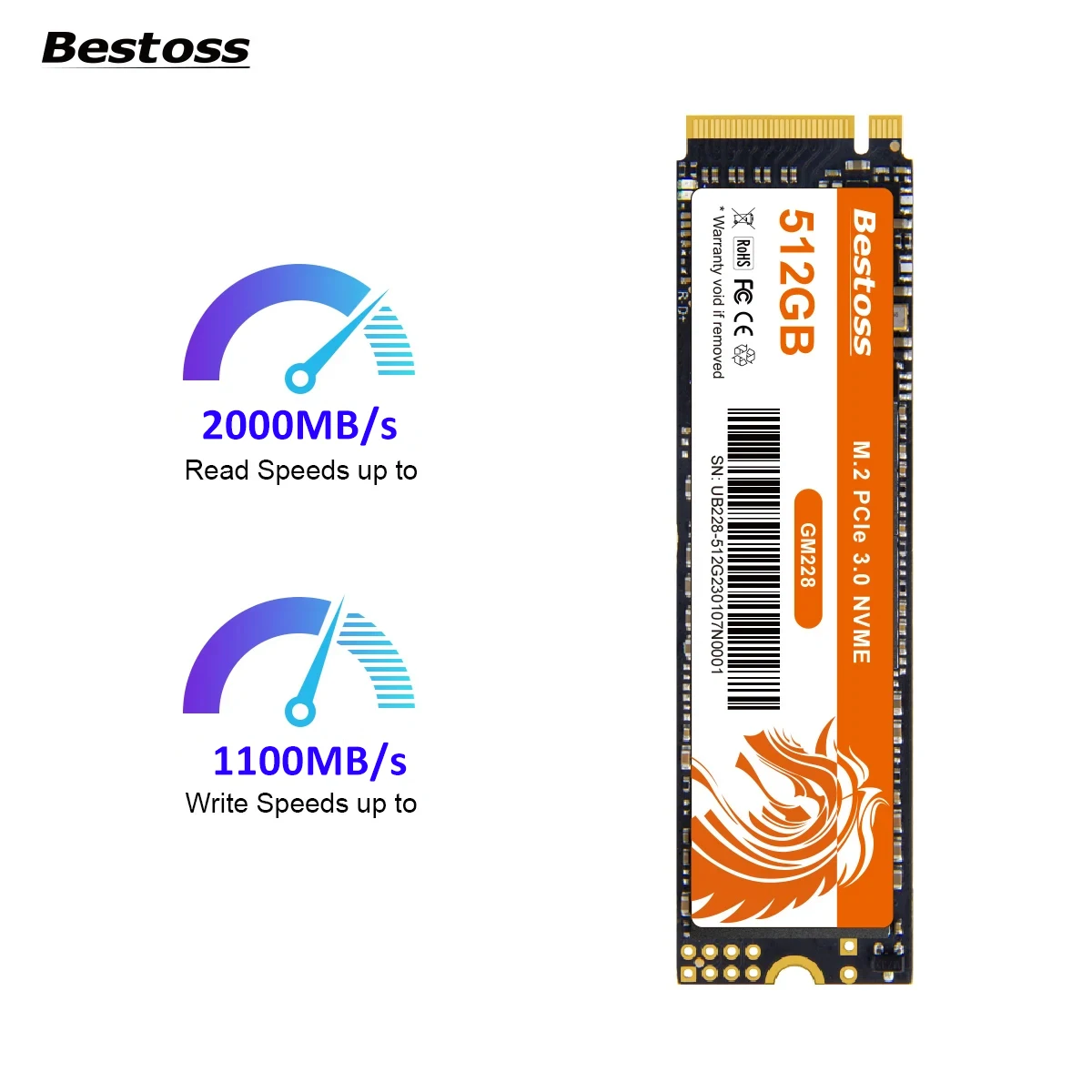 Bestoss Nvme M2 Ssd 1tb 노트북 Ssd Nvme M2 256gb Diy 게임용 컴퓨터 노트북 용 내장 솔리드 스테이트 드라이브 GM228