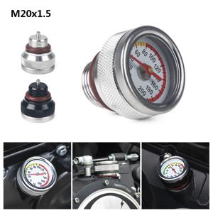 M20x1.5/M20x2.5/M30x1.5 오토바이 연료 탱크 캡(오일 온도 게이지 포함) 0-200 ℃   포인터 다이얼 미터