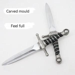 Pu 소프트 폼 칼 무기 소품 할로윈 장난감 소품 파티 댄스 cos 소품 단검