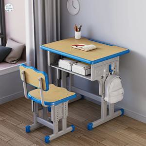 Olevo 나무 책상과 의자 어린이 학습 조정 가능한 책상과 의자 초등 및 중등 학생용 세트