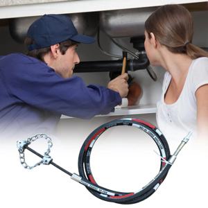 플렉스 샤프트 스케일 제거 클리너 파이프 막힘 제거 도구 정원 화장실 야외 레스토랑 용 다목적 회전 스케일 제거 체인