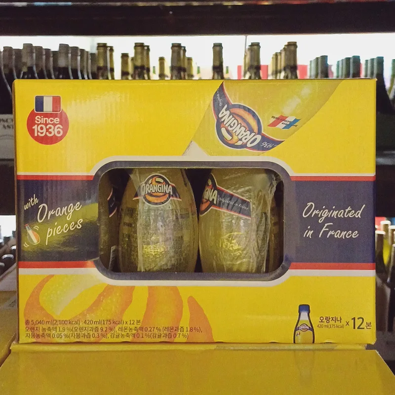 [코스트코] 오랑지나 스파클링 오렌지 420ml x 12