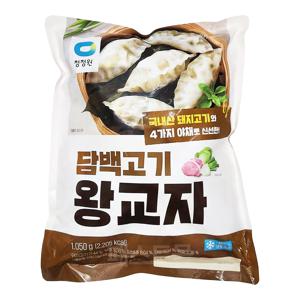 청정원 담백고기 왕교자 1050g