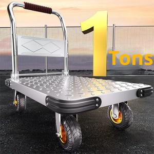 철판 손수레, 가정용 평판 트럭, 창고 상하차 카트, 특송 손수레, 무소음 휠