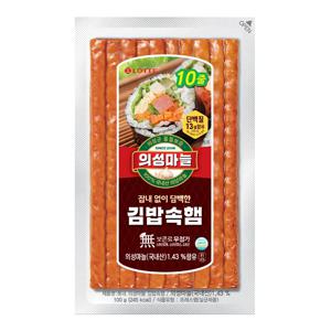 롯데푸드 의성마늘 김밥속햄 100g