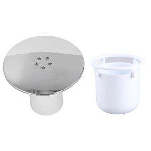 샤워 배수 커버 트레이 폐기물 트랩 플러그 구멍 커버 교체 크로메이트 처리 빠른 흐름