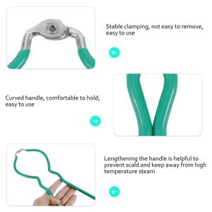 1개 아기 젖병 소독 집게 내열성 미끄럼 방지 그립 우유병 유리병 주방 도구 클램프