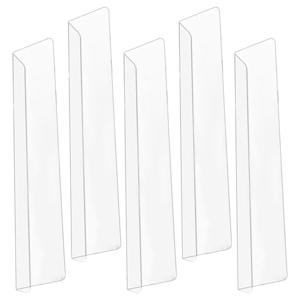 소파 아래 공간 차단기 5개 조절 가능한 지지대 침대 틈새 범퍼 투명 차단 보드 가구용 소파 아래 공간 차단기