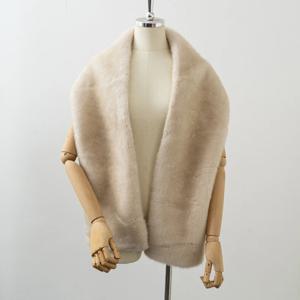 여성 패션 인조 모피 스카프, 인조 밍크 머플러