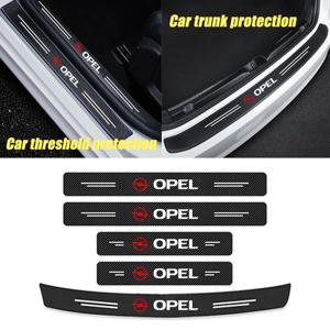 카본 파이버 도어 스커프 프로텍터 (오펠 아스트라 J G 인시그니아 코르사 D 벡트라 C 자피라 A 자동차 용품)