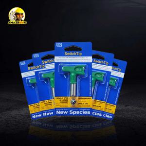 F-팁 미세 마감 저압 노즐 가드, 에어리스 페인트 스프레이 스프레이 팁 노즐 저압 에어리스 페인트 스프레이 분무기