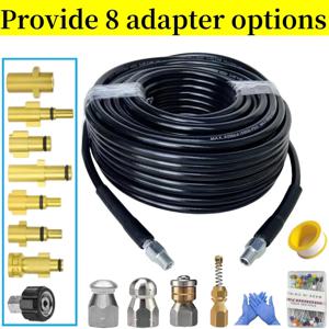 하수도 배수 청소 호스, 고압 청소 기계 깍지, 고압 호스, Karcher Interskol Nilfisk Bosch Lavor용