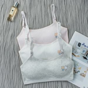 8-16 세 어린이 브래지어 어린 소녀 속옷 십대 훈련 브래지어 여성 코튼 키즈 귀여운 브래지어 튜브 탑 소녀의 스포츠 브래지어