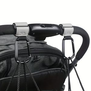 유니버설 유모차 후크 클립 헤비 듀티 행잉 오거나이저 기저귀 가방용 유모차 쇼핑 카트 카시트 아기 캐리어용