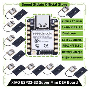 1개/10개 ESP32S3 미니 개발 보드 Seeed Studio XIAO esp32 s3 아두이노 마이크로파이썬 개발 보드 240MHz 2.4GHz WiFi 블루투스