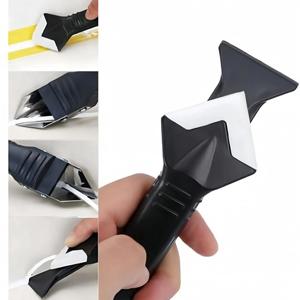 실리콘 코킹 도구 5 in 1 다기능 스크레이퍼 도구 욕실 주방 바닥 창 싱크대 용 그라우트 및 코킹 제거 도구