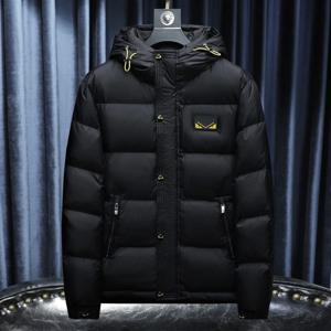 두꺼운 흰색 오리털 패딩 재킷 남성용 후드 아우터웨어 가벼운 겨울 신상 패션 중국 브랜드 청년 인기