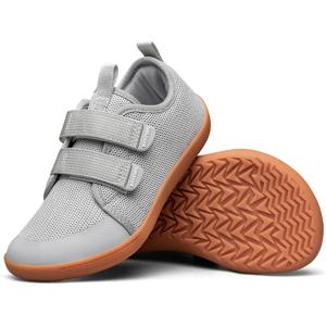 아동용 맨발 스니커즈, 통기성 니트 메쉬 밑창, 미끄럼 방지 워킹 크로스, 넓은 발가락, 여아 및 남아용, 최신 유행 아동화