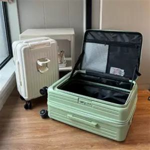 낙하 방지 측면 개폐형 커버 3종 세트 20인치 기내용 가방 확장형 여행용 캐리어 24인치 수하물 비밀번호 가방