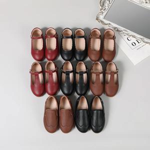 새로운 키즈 신발 어린이 공주 신발 아기 남자 가죽 신발 유아 슬립온 플랫 여자 패션 옥스퍼드 플랫폼 메리 제인