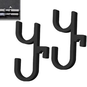 2개 자동차 우산 걸이, 범용 트렁크 후크 우산 거치대, 범용 자동차 트렁크 우산 홀더, 무타공