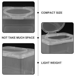 물티슈 디스펜서 휴대용 아기 물티슈 홀더 가벼운 컴팩트 티슈 케이스 가정 사무실 여행용 리필 가능 박스