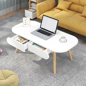 북유럽 스타일 커피 테이블 거실 소파 옆 티 테이블 소형 아파트 가정용 수납 소형 커피 테이블