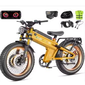 신제품 ANIIOKI 산업용 등급 6000W A9 프로 맥스 듀얼 모터 전기 자전거 60V 70/80ah 배터리 26*4.8인치 팻 타이어 더트 바이크