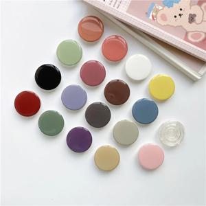 고급 광택 폰 소켓 (아이폰 17, 12, 13, 14, 샤오미, 화웨이 호환) 그립톡 폰 홀더 손가락 링 스탠드