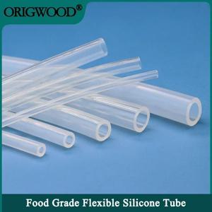 1/5/10M 식품 등급 투명 실리콘 고무 호스 ID 0.5 1 2 3 4 5 6 7 8 9 10 12 13 14mm O.D 유연한 무독성 실리콘 튜브