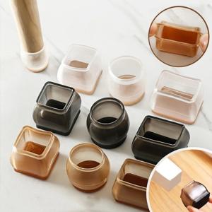 16Pcs 실리콘 의자 다리 패드 소파 Anti-slip 레벨링 피트 매트 가구 소음 방지 패드 나무 바닥 보호기 매트 홈 장식