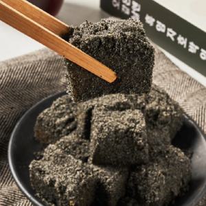 고소하고 쫄깃한 흑임자 호박인절미 600g