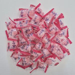 [놀러과자] 롯데 복숭아 캔디 사탕 간식 대용량 개별포장 50개