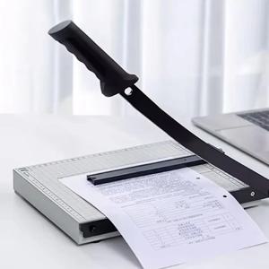 전문가용 A4 금속 재질 종이 재단기, 코너 세팅 기능 포함, 종이 및 사진 재단용, 가정 및 사무실용